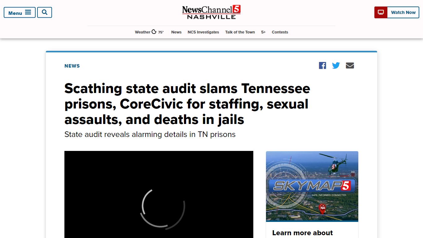 Scathing state audit slams Tennessee prisons, CoreCivic